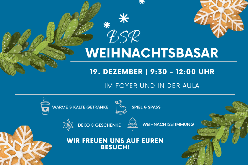 Weihnachtsbasar an den BSR